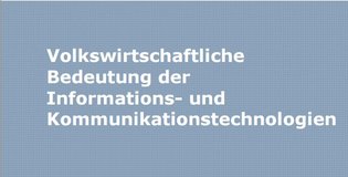 Cover IWI Studie volkswirtschaftliche Bedeutung der IKT
